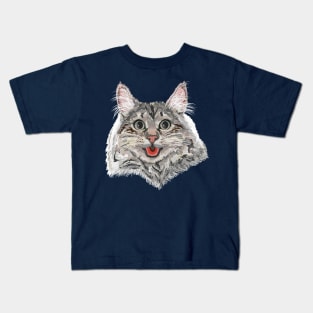 The Cat Smile Kids T-Shirt